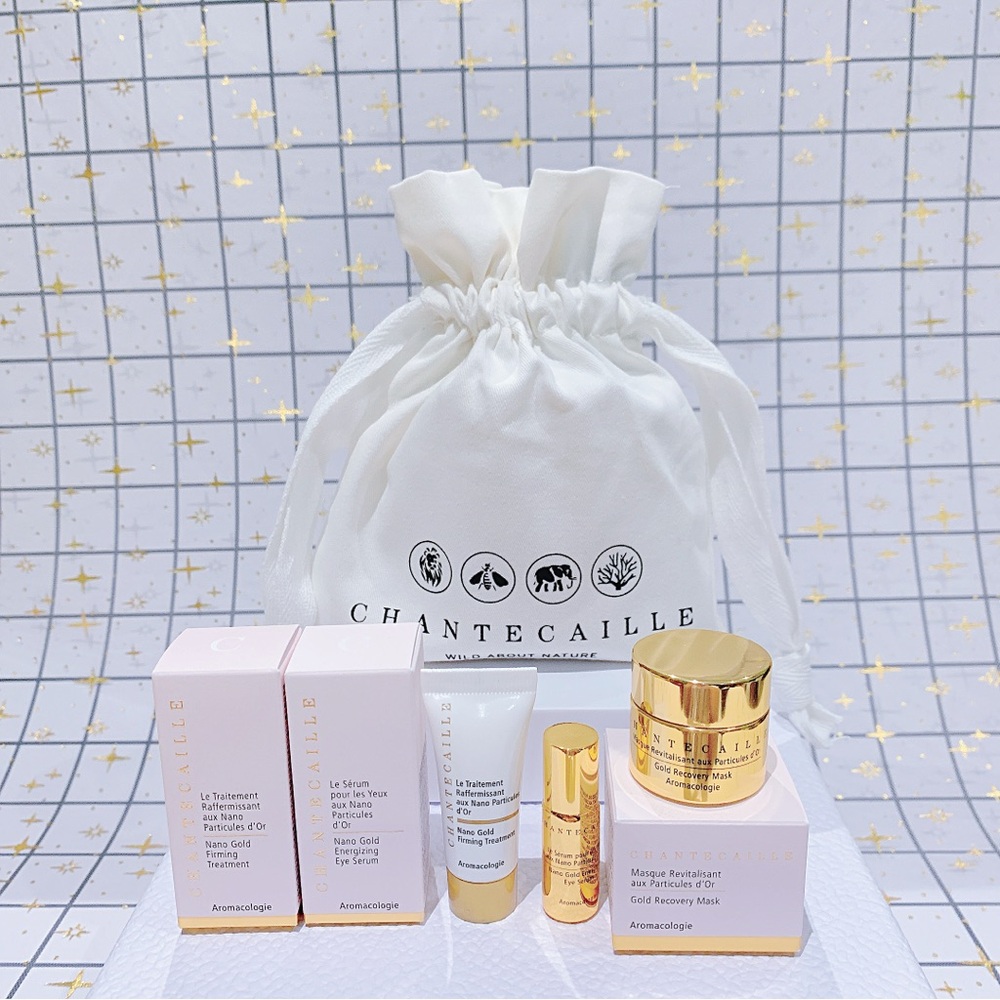 🆕 Chantecaille Nano Gold Skincare Gift Set 🎁